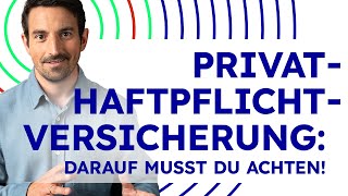 Privat-Haftpflichtversicherung: Schnell \u0026 einfach erklärt!