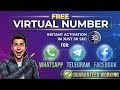 Free Virtual Number for WhatsApp Telegram & OTP verification | Temp Phone Number for OTP