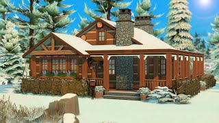 Perfect Log Cabin 🌲...(Sims 4 Speed Build)