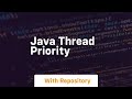 java thread priority
