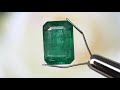 elongated emerald octagon 6.15 cts. green natural emerald elongated cut loose emerald octagon