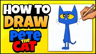 How to Draw Pete the Cat | Back to School | Art for Kids