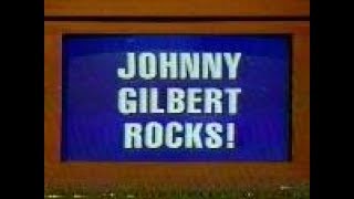 Jeopardy! - Johnny Gilbert Rocks!
