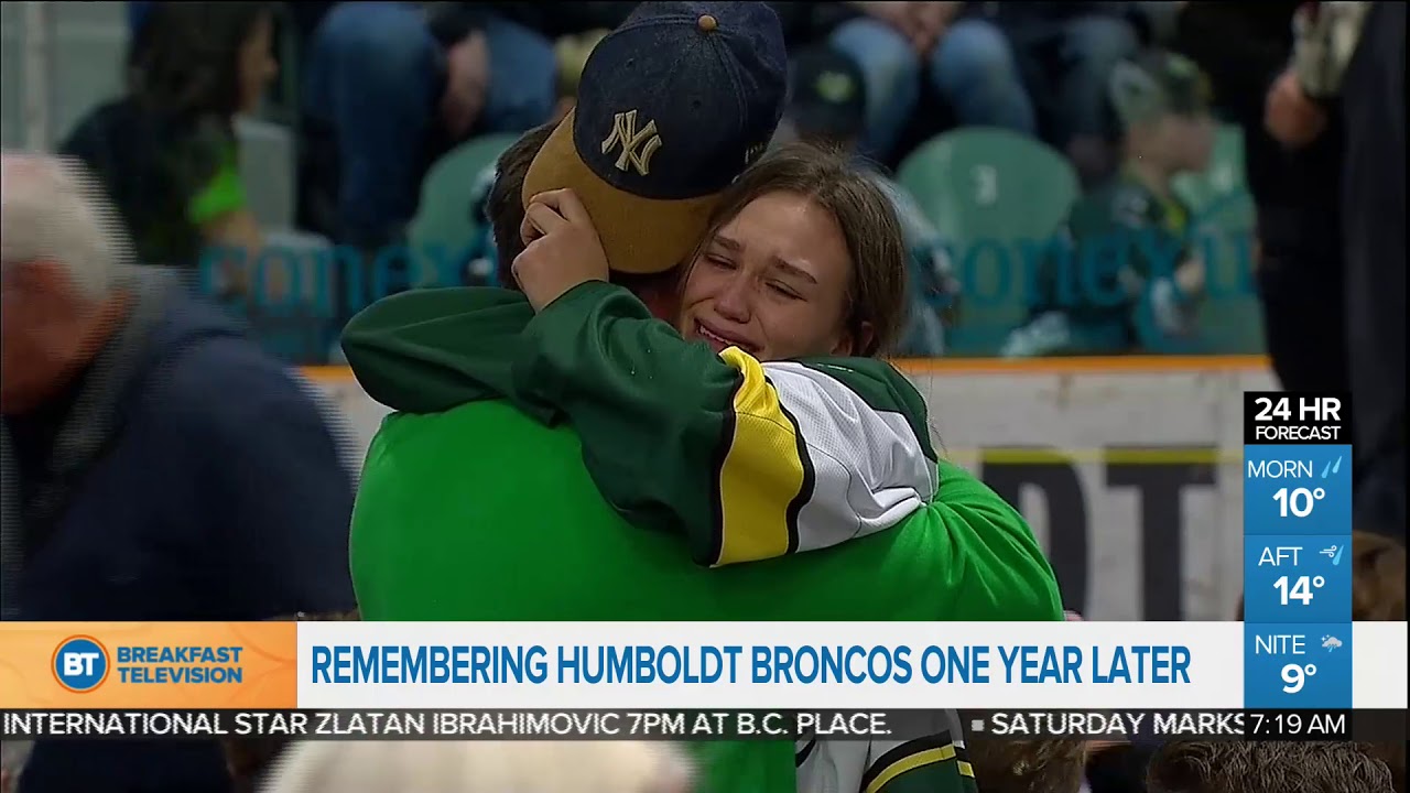 Remembering The Humboldt Broncos One Year Later - YouTube