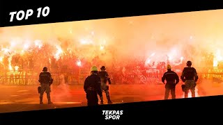 AVRUPA 'NIN EN ATEŞLİ TRİBÜNLERİ - ULTRAS TOP 10