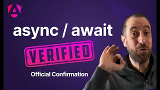🚀 Angular async / await: Can You Use It? (OFFICIAL Confirmation)