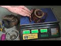 how to disassemble a copper electric motor cash from scrap