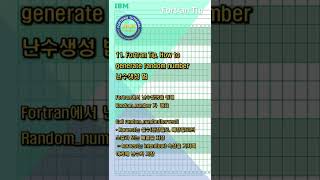 11 Fortran Tip, How to generate random number