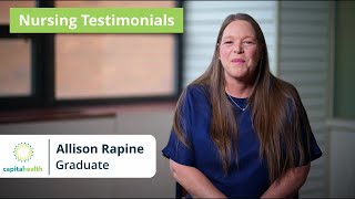 Capital Health School of Nursing Testimonial | Allison Rapine