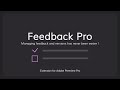 Feedback Pro for Premiere Pro