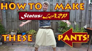 [StatusLARP] #11 Tutorial: EASIEST short LARP pants ever!