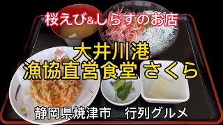 大井川港【漁協直営食堂さくら】大人気の行列グルメ