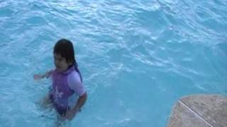 Dev and Analisa Swimming...