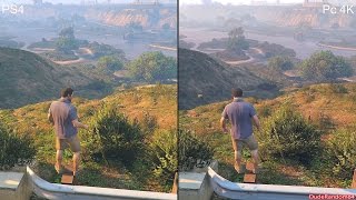 Gta K Vs Ps4 Graphics Comparison Gta K Vs Ps4 Graphics Comparison