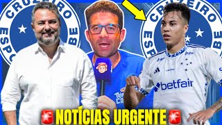 🚨URGENTE SAMUEL VENÂNCIO TRAZ NOTÍCIAS IMPORTANTES DO CRUZEIRO! NOTÍCIA EXCLUSIVA NESSA SEXTA-FEIRA