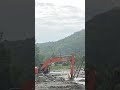 Excavator digging sand for construction materials| #digging #excavator #project