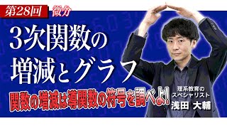 【高校 数学Ⅱ（数学B）】微分法と三次関数の公式とグラフ｜極値〜共通テスト8割を目指す〜