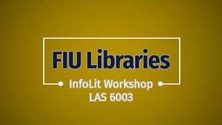 LAS6003 LibGuide Walkthrough