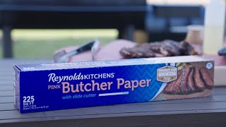 Reynolds Kitchens Butcher Paper: How to Wrap a Brisket