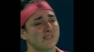 Ons Jabeur has tears in her eyes during Semi final Abu Dhabi Open