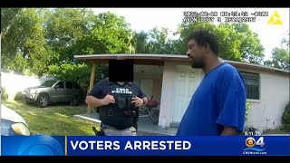 Voters With Felony Convictions Arrested By Gov. DeSantis' Election Fraud Task Force