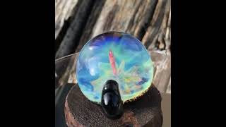 boroccus solid stack fumed borosilicate glass pendant