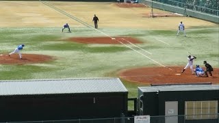 横浜DeNAベイスターズ2軍　4回　尾仲祐哉投手の投球風景20170325戸田球場