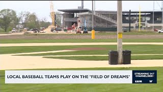 Local baseball teams play on Field of Dreams