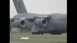 U.S air force C-17 compressor stall