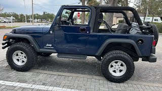 2004 Jeep Wrangler Unlimited TJ LJ - Walk Around