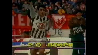 Fadilj Vokri - Partizan - C. Zvezda (Četvrtfinale Kupa Jugoslavije) (1988.)