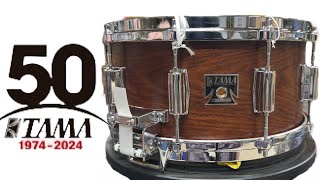 50th Anniversary Tama Rosewood 14 x 6 1/2 Snare Drum Review, unboxing and playing.