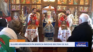 Slujire arhierească în biserica Parohiei Băltenii de Sus