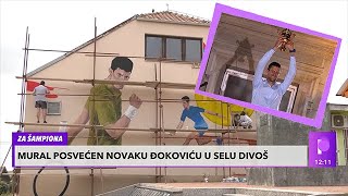 ZA ŠAMPIONA: Mural posvećen Novaku Đokoviću