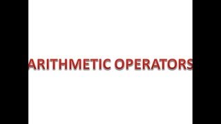 Part 13 - C Programming Tutorial - Arithmetic Operators