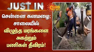 Chennai Heavy Rain | சென்னை கனமழை; சாலையில் விழுந்த மரங்களை அகற்றும் பணிகள் தீவிரம் | Tamil News