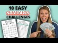 12 EASY Savings Challenges [SAVE FROM $500 TO $100K]