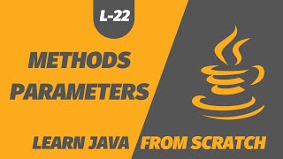 Java Method Parameters | Java Beginners Tutorial #22