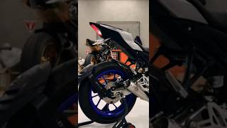 Yamaha r15m with arrow exhaust loud sound #r15m #rider #r15 #r15v4 #yamaha #r15v3 #kawasaki #amazing