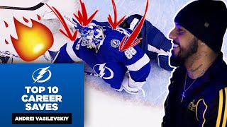 ANDREI VASILEVSKIY  • TOP 10 CAREER SAVES ! • Greatest Save Of All Time ?!