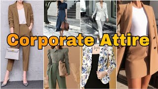 Classy and Elegant Corporate Attire @outfitideasmommyAzil