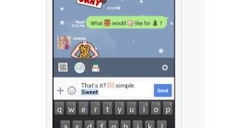 LINE - Auto Suggest - Happy Holidays from LINE