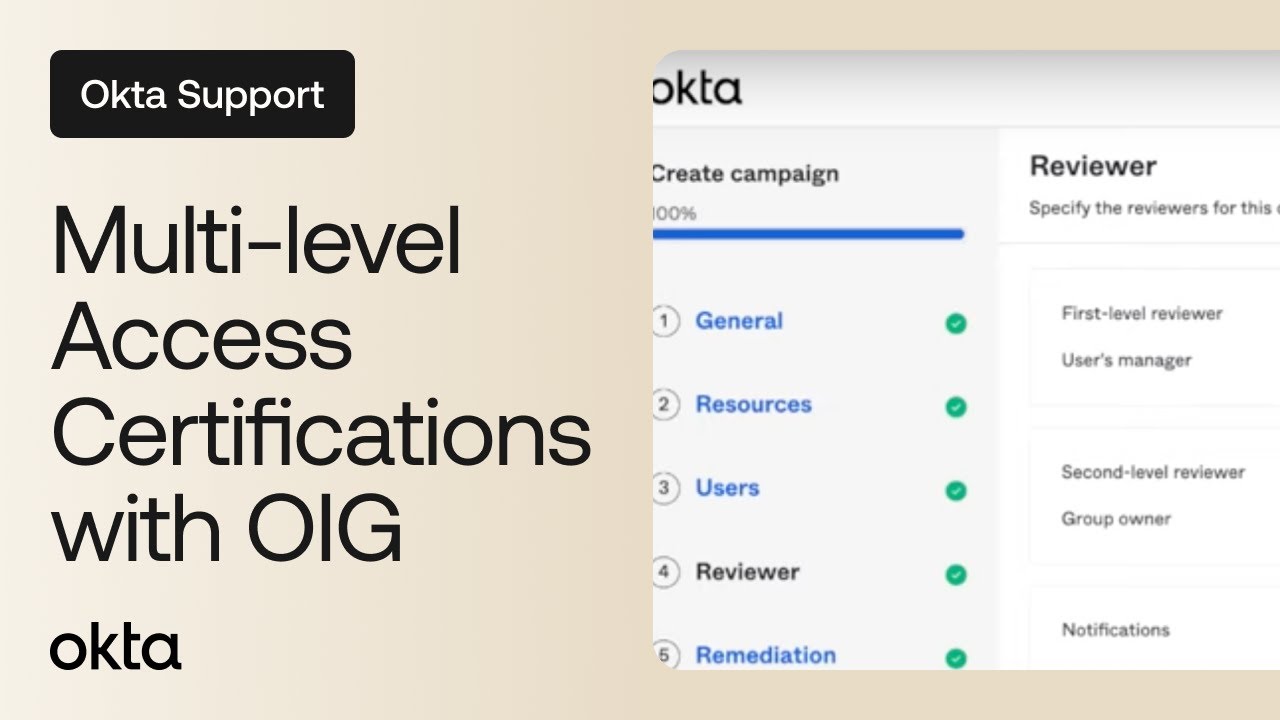 Using Multi-level Access Certifications With Okta Identity Governance ...