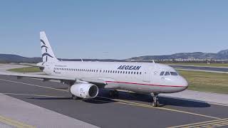 [RTX4090] MSFS ULTRA 4K | Fenix A320-232 Aegean Airlines | From Athens To Skiathos