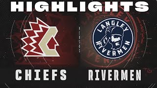 Official BCHL Highlights | Chilliwack vs. Langley - Dec. 29th, 2024