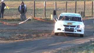 VELENCZEI ÁDÁM - MITSUBISHI LANCER EVO IX - SZILVESZTER RALLY 2012 - 1080P HD