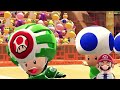 mario strikers battle league mario peach toad and daisy vs team bowser at desert ruin