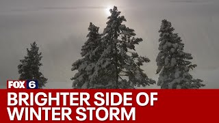 Enjoying snow after winter storm | FOX6 News Milwaukee