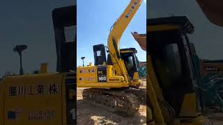 Komatsu 130 digger is in test