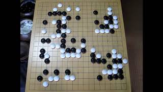 山部九段 x 大平九段　10回早碁選手権決勝　MR囲碁3835